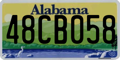AL license plate 48CB058