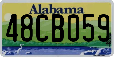 AL license plate 48CB059