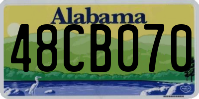 AL license plate 48CB070