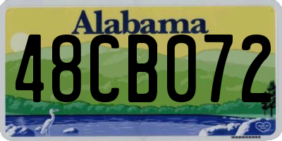 AL license plate 48CB072
