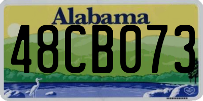 AL license plate 48CB073