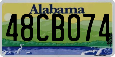 AL license plate 48CB074