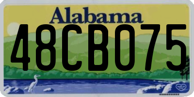 AL license plate 48CB075