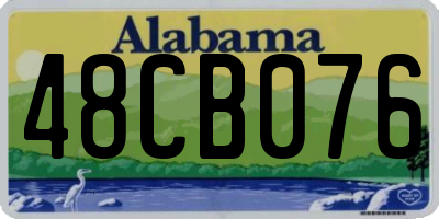 AL license plate 48CB076