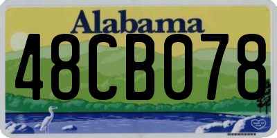 AL license plate 48CB078