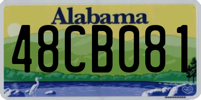 AL license plate 48CB081