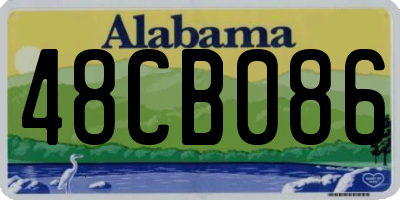 AL license plate 48CB086