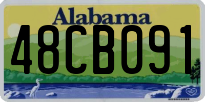 AL license plate 48CB091