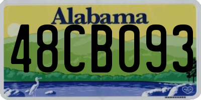 AL license plate 48CB093