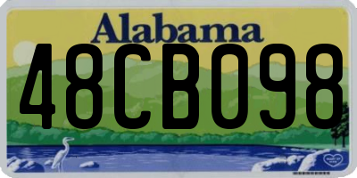 AL license plate 48CB098