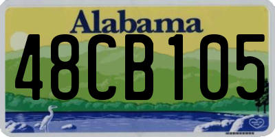 AL license plate 48CB105