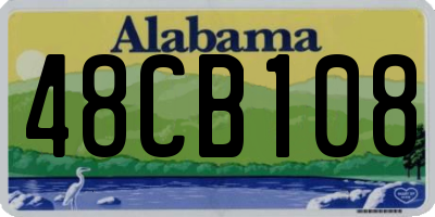 AL license plate 48CB108