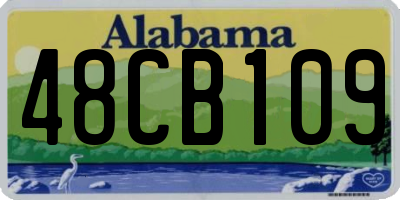 AL license plate 48CB109