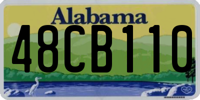 AL license plate 48CB110
