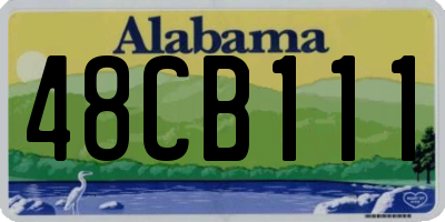 AL license plate 48CB111