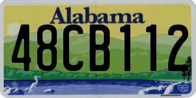AL license plate 48CB112