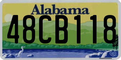 AL license plate 48CB118