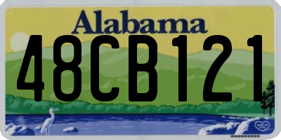 AL license plate 48CB121