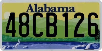 AL license plate 48CB126