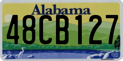 AL license plate 48CB127