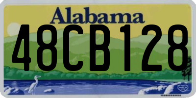 AL license plate 48CB128