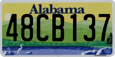 AL license plate 48CB137