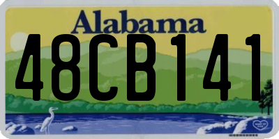 AL license plate 48CB141