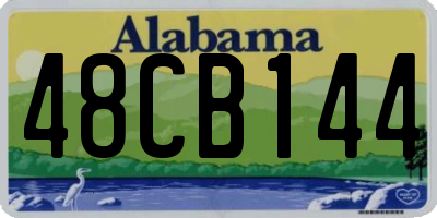 AL license plate 48CB144