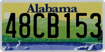 AL license plate 48CB153