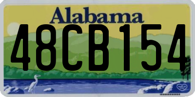 AL license plate 48CB154