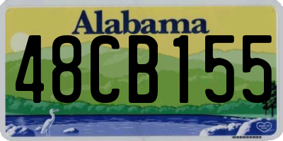 AL license plate 48CB155