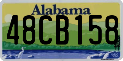 AL license plate 48CB158
