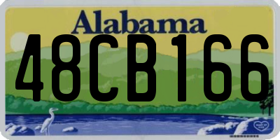 AL license plate 48CB166