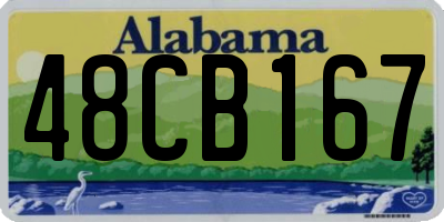 AL license plate 48CB167