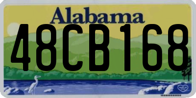 AL license plate 48CB168