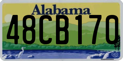 AL license plate 48CB170