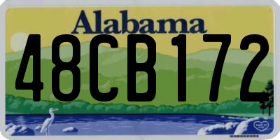 AL license plate 48CB172