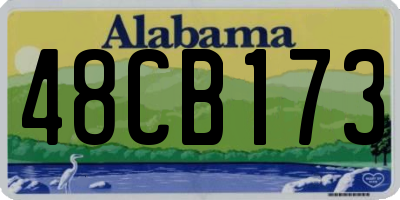 AL license plate 48CB173