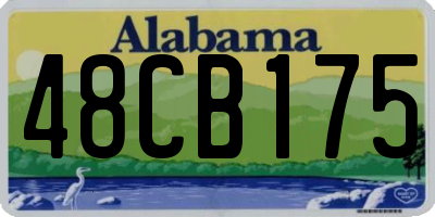 AL license plate 48CB175