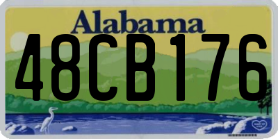 AL license plate 48CB176