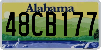 AL license plate 48CB177