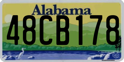 AL license plate 48CB178