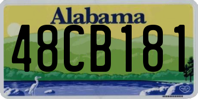 AL license plate 48CB181