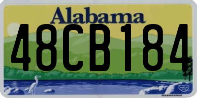 AL license plate 48CB184