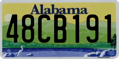 AL license plate 48CB191