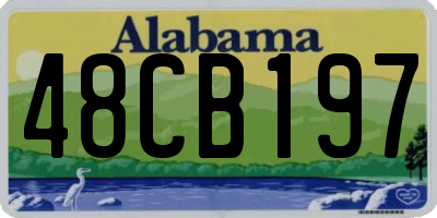 AL license plate 48CB197