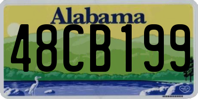 AL license plate 48CB199