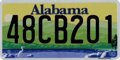 AL license plate 48CB201
