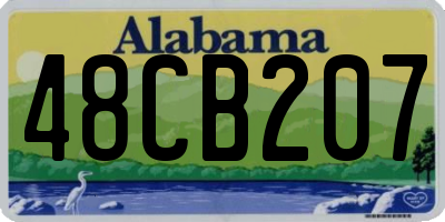 AL license plate 48CB207
