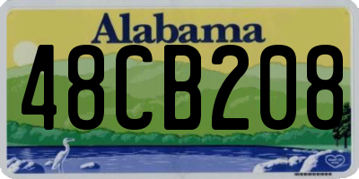 AL license plate 48CB208